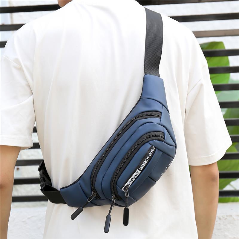 Velkokapacitní pasová taška Multifunkční outdoorová sportovní taška na mobilní telefon Cestovní taška na prsa