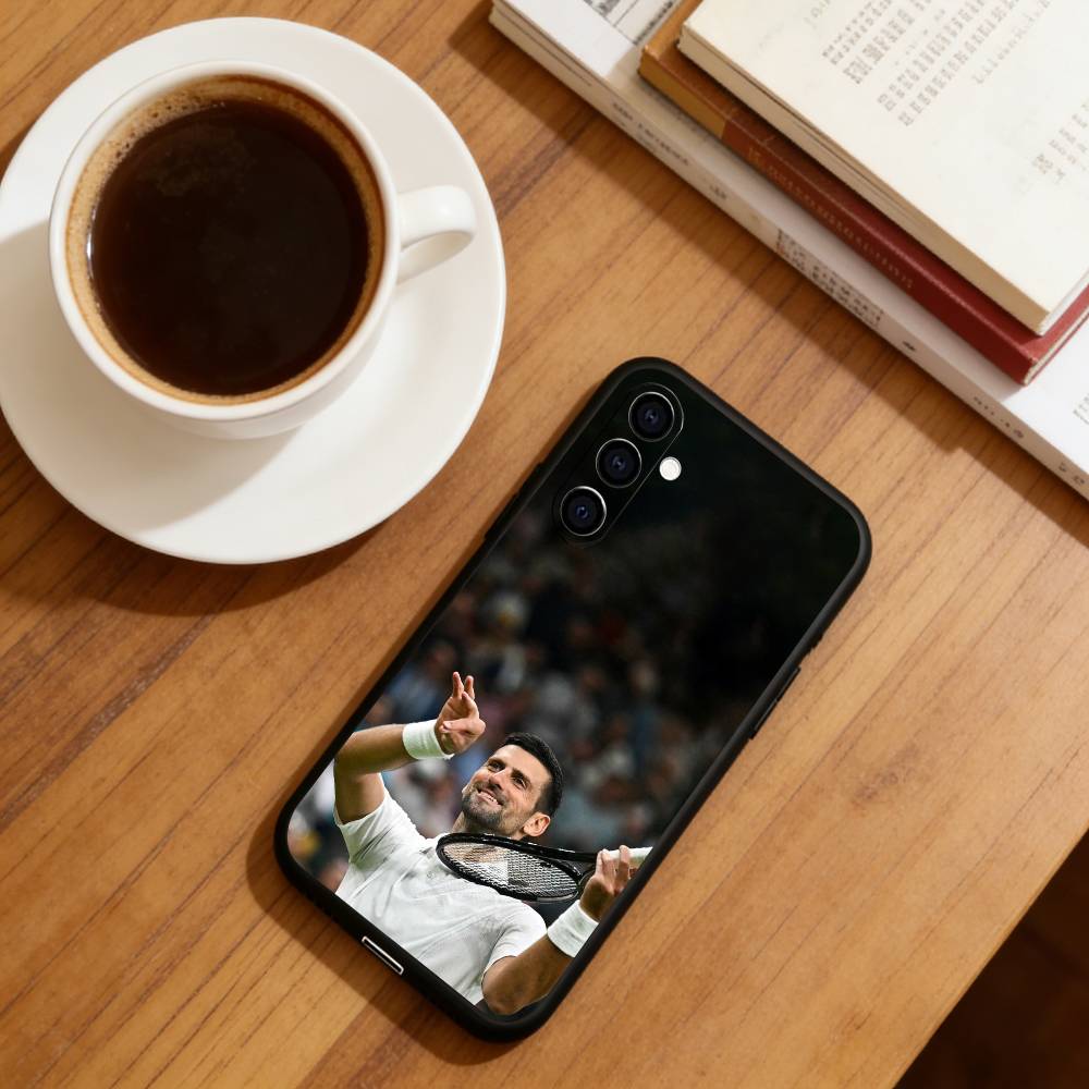 Novak Djokovic Phone Case For Samsung Galaxy A73,A72,A71,A70,A53,A52,A51,Others Soft Black Cover