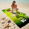 1Pc Ben Alien Force Beach Towel, Quick Dry, Multi-Use for Beach Pool Gym Yoga Home Travel, Christmas, Halloween, Xmas Gift M929346
