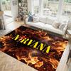 Nirvana Design Crystal Velvet Carpet Cozy Non?Slip Printed Rug For Bedroom Living Room Entrance