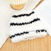 Warm Stripe Hat Thickened Winter Cap Fashion Plush Pullover Hat  Outdoor
