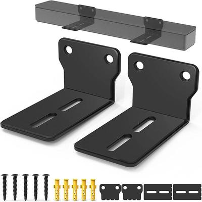 Sound Bar Mounts Wall Brackets - Easy To Install Anti-Drop Wall Shelf Holder, Universal Soundbar Speaker Mounting Bracket