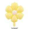 Kleine Gänseblümchen- und Sonnenblumen-Lächeln-Luftballons – Handgehaltene Geburtstagsfoto-Requisiten