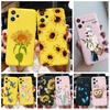 Case For Realme 9 4G 9 Pro Plus Cute Girl Flower Back Cover Soft Silicone Matte Protective Funda For OPPO Realme 9 Pro+ 5G Cases