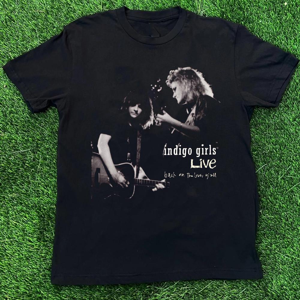 NEW Indigo Girls Live - Back On The Bus, Y'All Black All Size Shirt Unisex T-Shirt