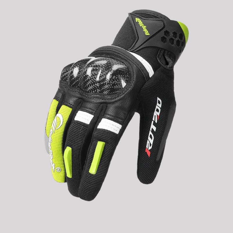 1 Pair Of Outdoor Motorcycle Riding  Gloves Breathable Windproof Shock Absorption Anti-fall Full