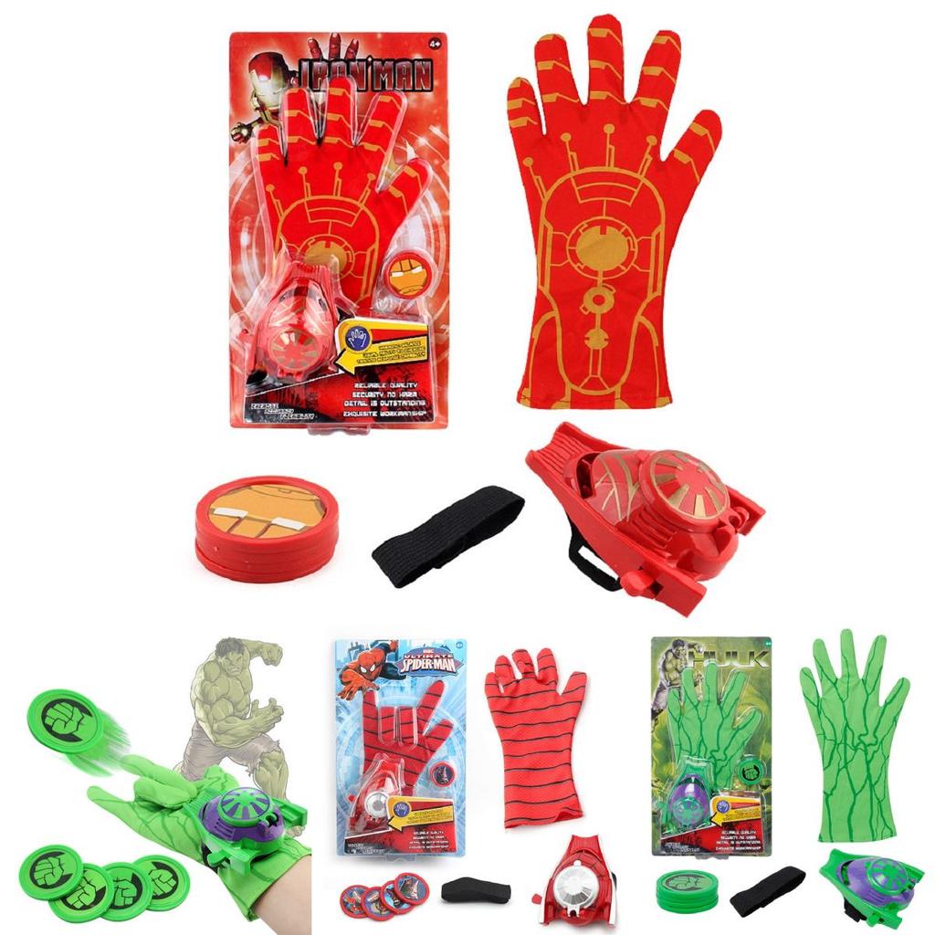 Premium Quality Children Superhero Launchers Gloves For Batman Spider-man Cosplay Fun
