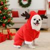 Cartoon Christmas Dog Costume Warm Pet Cosplay Clothes Pet Supplies Cat Jumpsuits  Winter