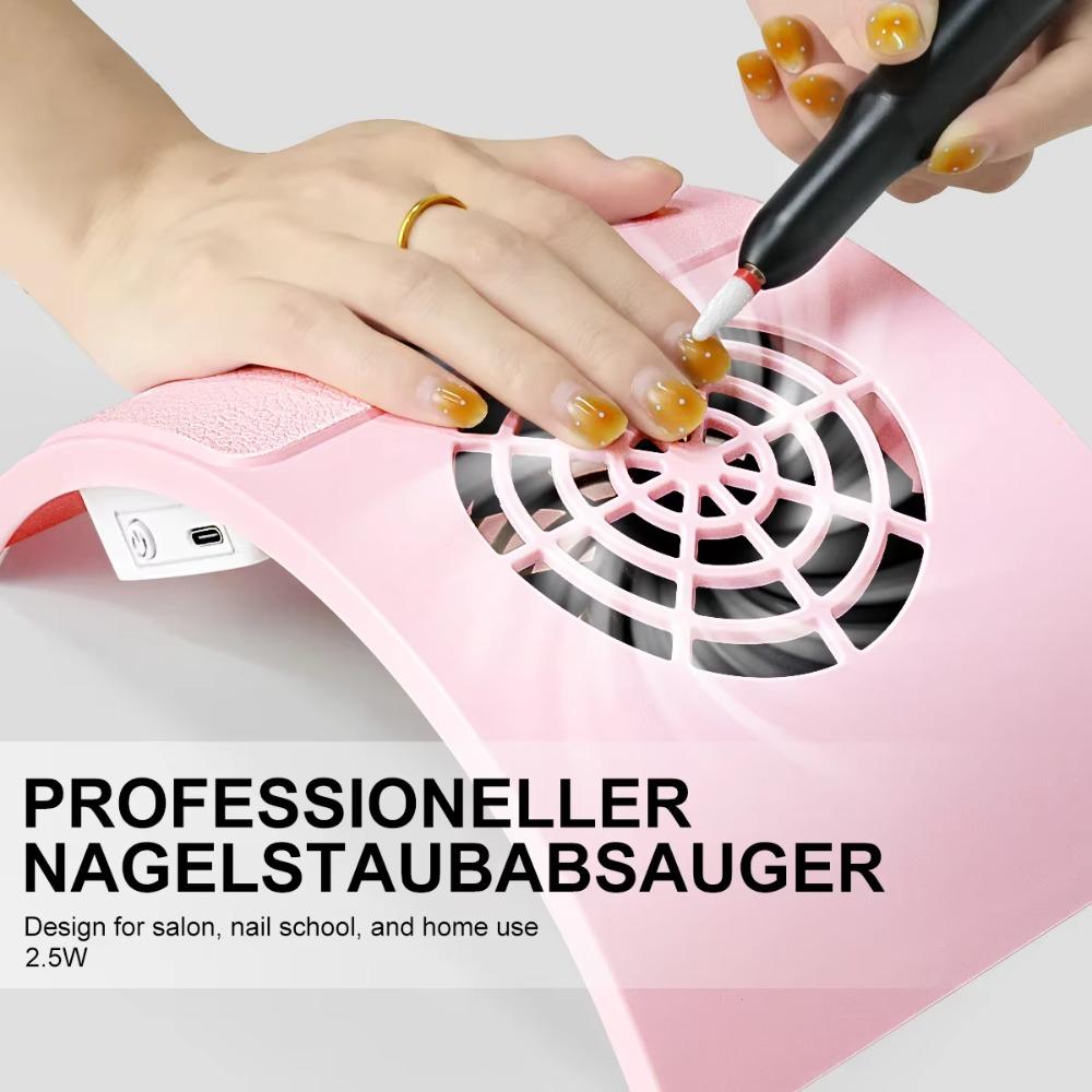 Electric Desktop Nail Vacuum Cleaner Powerful Polishing Special Dust Collector for Nail Equipment