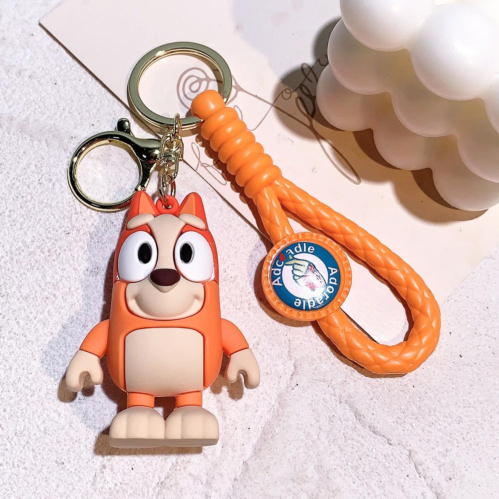 New Kawaii Creative Cartoon Bluey Puppy Keychain Pendant School Bag Pendant Female Bag Pendant Boy Birthday Gift Christmas Gift