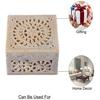 10.16 cm Soapstone Carving Marble Jewellery Box For Women Trinket Ornament Box