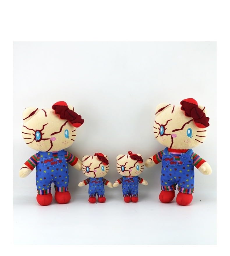 Chucky Plush Keychain Key Ring, Cute and Funny Halloween Gift for Kids (12cm) [Parallel Import]