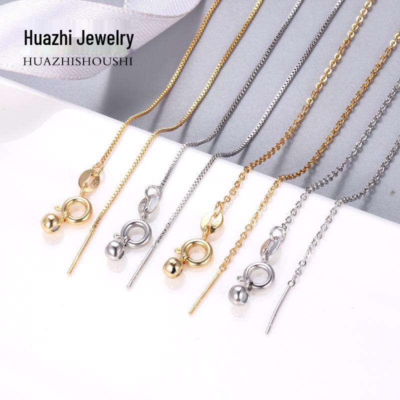

Adjustable Women s Clavicle Necklace with Cross Pendant Cross Chain - Platinum