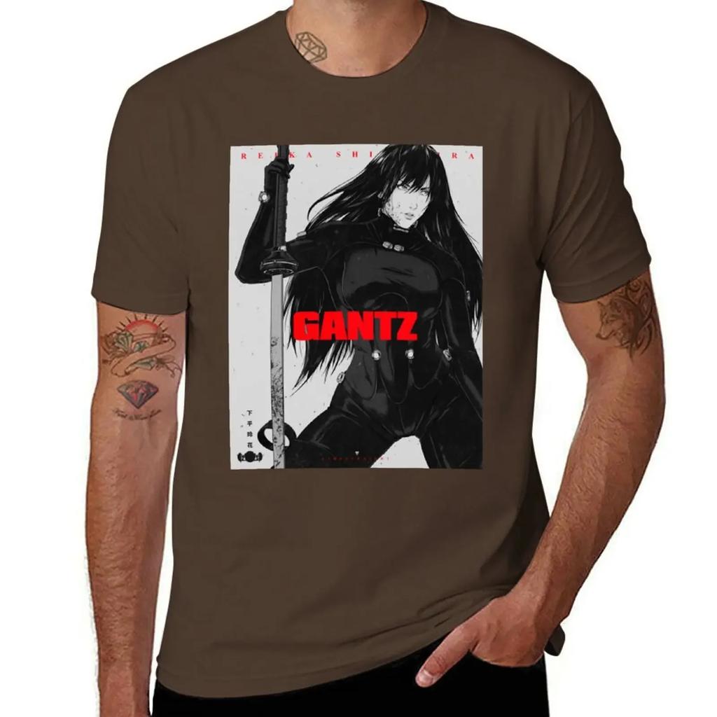 Sweat Unisexs Big and Tall T Shirts Reika Gantz TShirt Oversized Customs Graphic Harajuku Oversized Clothing Summer Funny Style