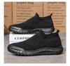 Neue Schuhe für Herren Lässige Sportschuhe Atmungsaktive Strick-Sneaker Frühling Sommer Slipper Loafer