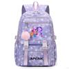 Cute 26 English Letters Printed Backpack for Teenager Student Girl Boy Bookbag Schoolbag Large Capacity Waterproof Travel Bag Gift Rucksak