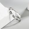 925 Sterling Silver Plated Sun Moon Sunflower Heart Rings for Women Original Flower Wedding Crystal Luxury Jewelry R5375