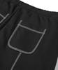 DRIX Overlock Stitch Sweat Wide Pants_Black
