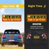 Reflective Student Driver Magnets Stickers Student Driver Driver Bumper Magnets  Driving School Car
