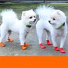 4 PCS/SET Pets Boots Waterproof Rubber Rain Shoes Non Slip Outdoor Dog Puppy Shoes Candy Color Pets Boots NEW High Quality