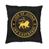 Lion Of Judah Rasta Jamaican Reggae Cushion Cover 45x45cm Home Decor Printing Throw Pillow for Living Room Doublesided