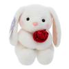 Cute Rose Rabbit Doll Plush Toy Doll Cute Rabbit Gift for Girls and Children Comforting Dolls