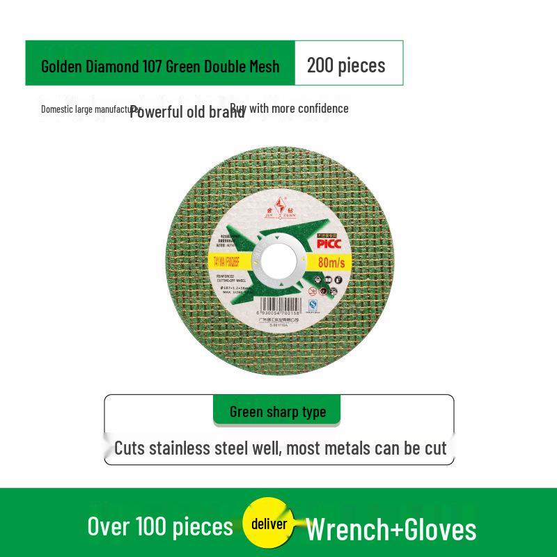 Gold Diamond Stainless Steel Cutting & Polishing Disc for Angle Grinders