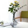 European Thread Vase Small Fresh Tabletop Inserted Colored Glass Household Decoration Vase Small Mouth Vase