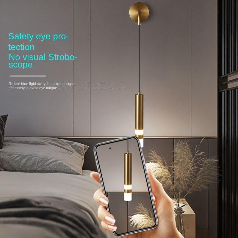 Lámpara de pared viene con foco, lámpara de pared de fondo para sala de estar, línea colgante creativa, luz minimalista moderna, iluminación de lujo, lámpara de noche para dormitorio