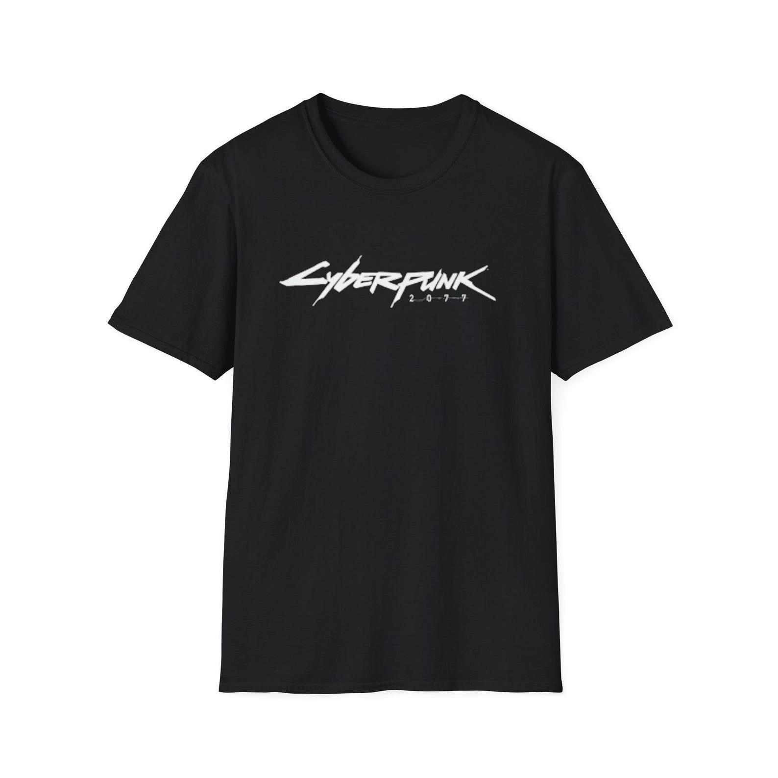Cyberpunk 2077 Sandevistan T Shirt Logo Back Print Graphic Tee Shirt S
