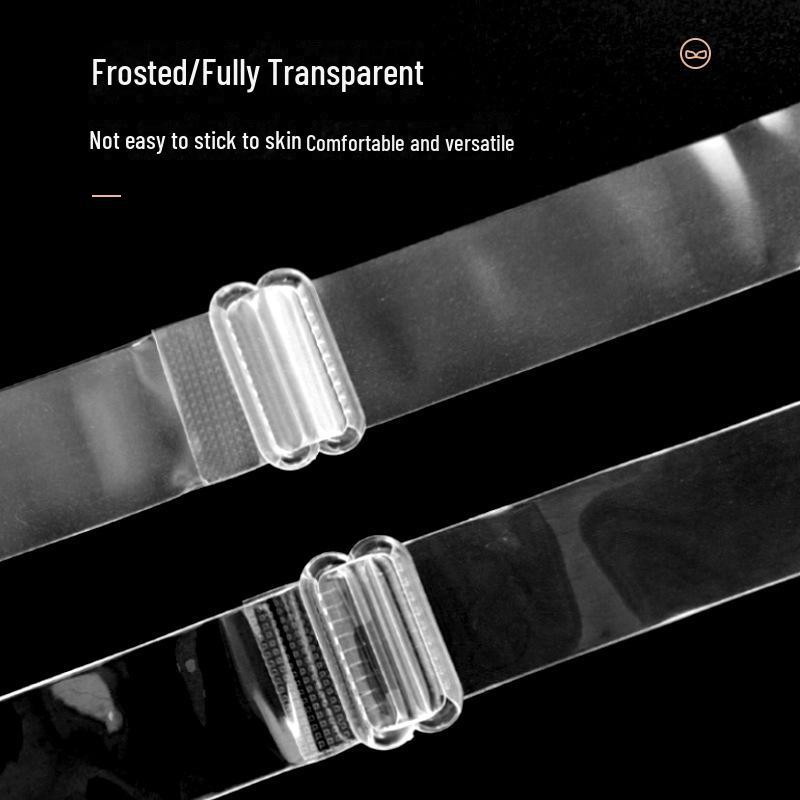 Nematomos neslystančios elastinės liemenėlės petnešėlės moterims