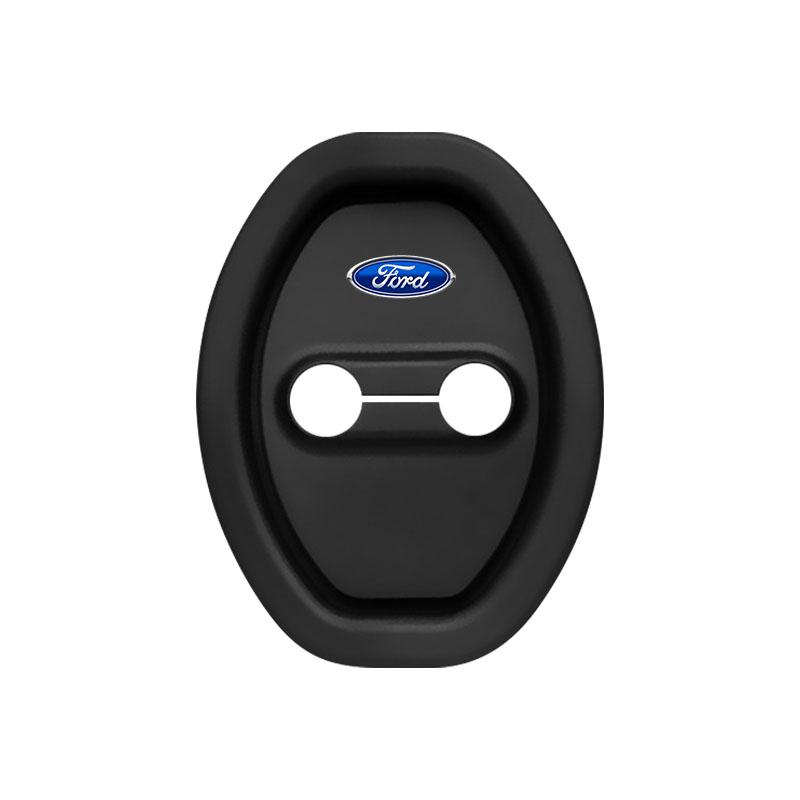 4 stk Bilstyling 3D silikon Dørlåsdeksel Beskyttende Dekorasjon For Ford Raptor Fiesta Focus 2 3 4 Mondeo Ecosport Mustang Fusion