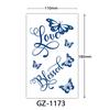 Herbal Tattoo Stickers, Juice Tattoo Stickers, Semi-Permanent English Letter Tattoo Stickers Tattoo