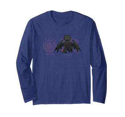 DreamWorks How To Train Your Dragon Strike Class Toothless Long Sleeve T-Shirt