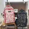 Schoolbag trendy versatile color matching versatile casual temperament backpack women's 1011 new campus commuting multi-compartment computer backpack
