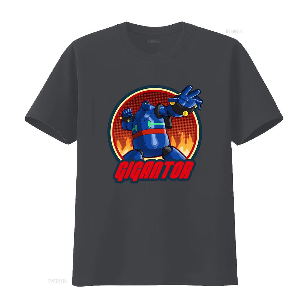 Gigantor Robot T Shirt for Men and Women Available in Sizes S to 5XL vintage Washed Slightly Soft graphic Casual Breathable