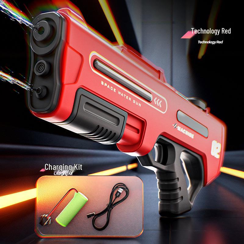 Large Capacity Automatic Electric Water Gun for Outdoor Water Festivals and Splashing Fun
