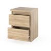 Sonoma Oak Nightstand 30 CM 2S Night Table Bedroom Furniture Chest of Drawers
