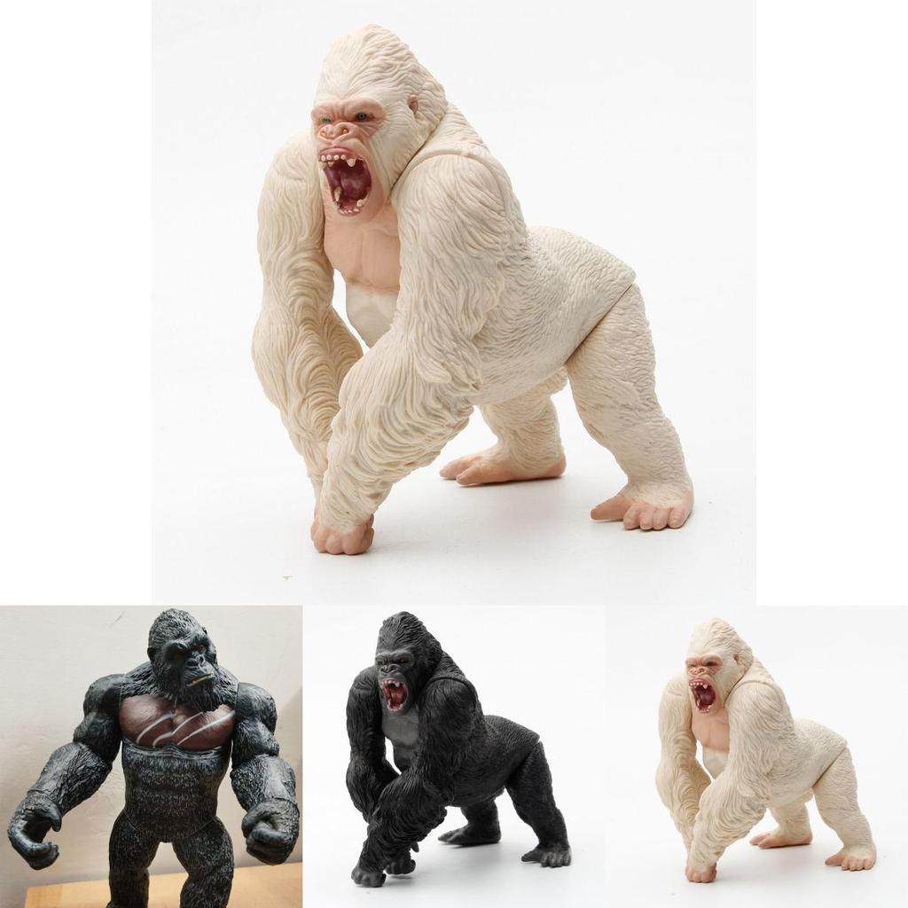 Original Bandai Shm King Kong Gorilla Model Toys Exquisite Action Figure For Childrens Gifts