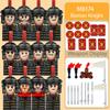 MOC Medieval Military Soldier Figures Buiding Blocks Castle King Red Dragon Scorpion Knights Warrior Accessories Bricks Toy Gift