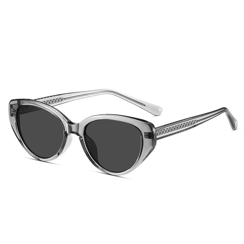 European and American high-end fashion pin glasses legs sunglasses men's trendy cool sunscreen polarized sunglasses women's Internet celebrity glasses