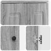 Bathroom Vanity Unit Gray Sonoma 56 x 37.5 x 81 cm Particleboard