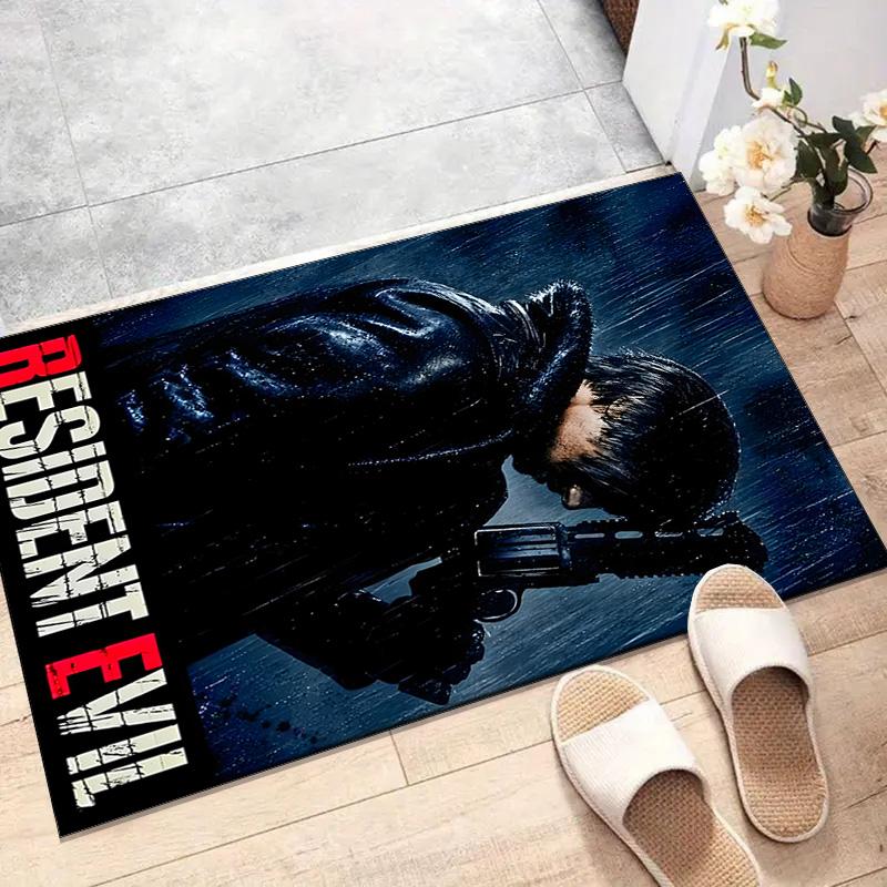 Resident Evil Printed Area Rug Carpet for Bedroom Living Room Home Decor Rugs Mat Non Slip Mat Rug for Bedside