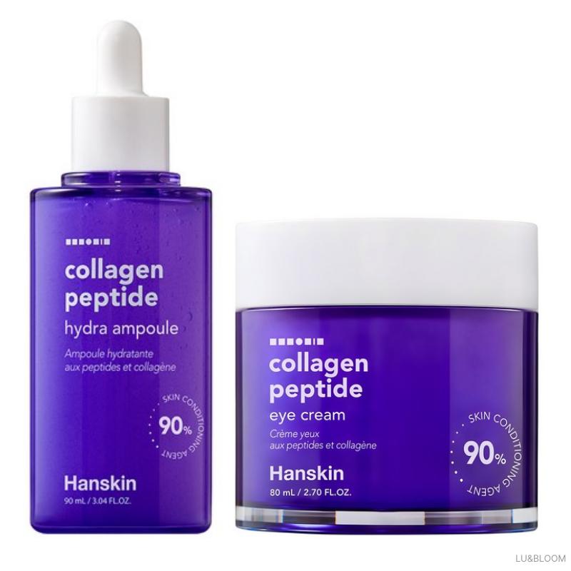 Hanskin Collagen Peptide Hydra Ampoule 90ml & Eye Cream 80ml Set (+Free gift)