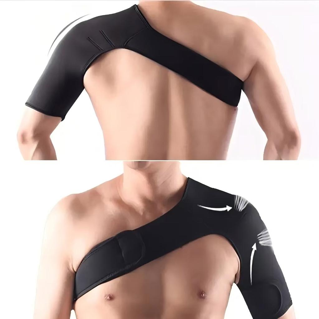 Verstellbare Neopren-Orthese Schulterbandage Bandage Therapie Rücken Schulter Stützgürtel für Schulter Rehabilitation Schmerz Verletzung