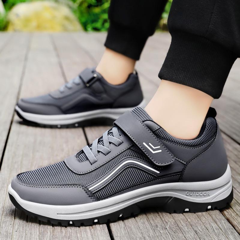 

Jin Shiyuan | Shoes Women s Couple Walking Shoes Medium Velcro Women s Shoes Soft-soled Shoes Children s Mesh Breathable Single Shoes 44