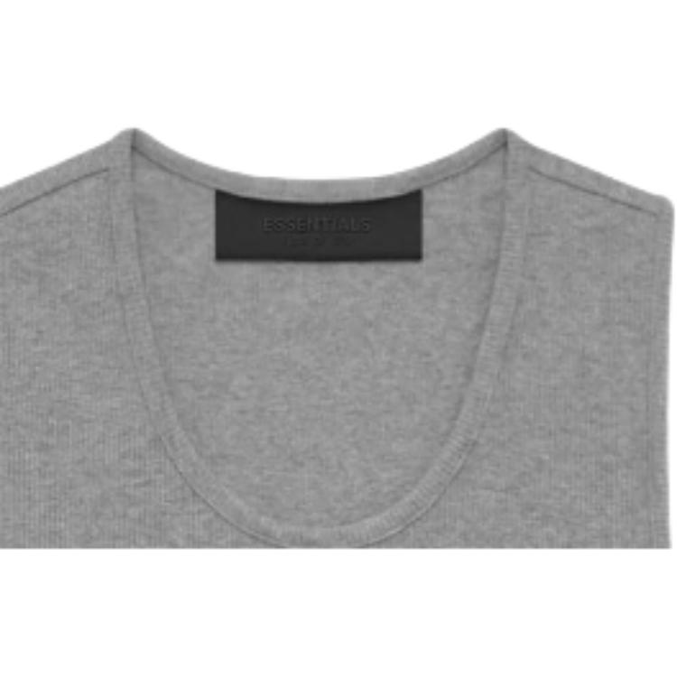 Fear of God Essentials Ribbed Tank Dark Heather Men Tops Grey 125BT244231F