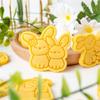 Silicone Animal Cookie Cutter for Handmade Biscuits Cookie Stamp Set for Baking Enthusiasts Elegant Cake Decorations