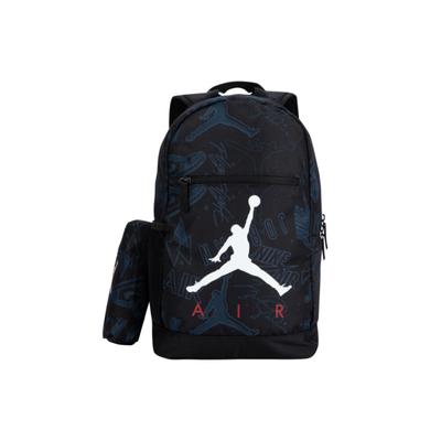 Polyester Pencil Pouch Backpack Regular Unisex Jet Black Jordan JD2433038PS-001
