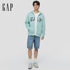 GAP Unisex 2026 Spring Logo Embroidered Loose Fit Zip-up Hoodie